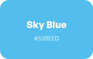 Sky Blue Color Swatch