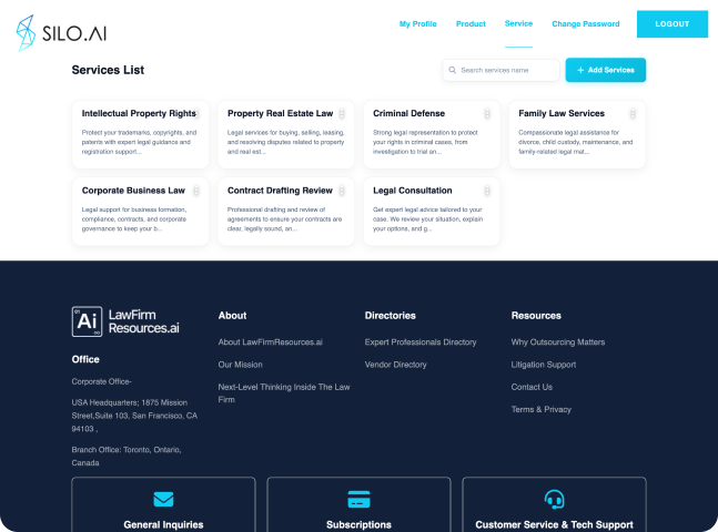 Website Screen Vendor 3