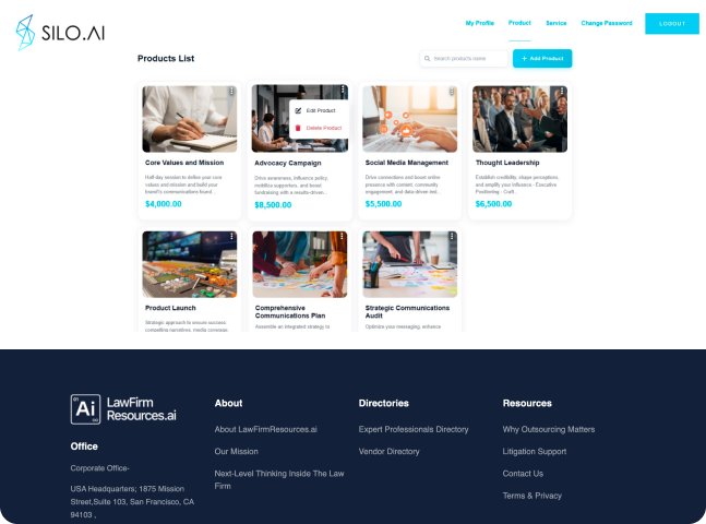Website Screen Vendor 4